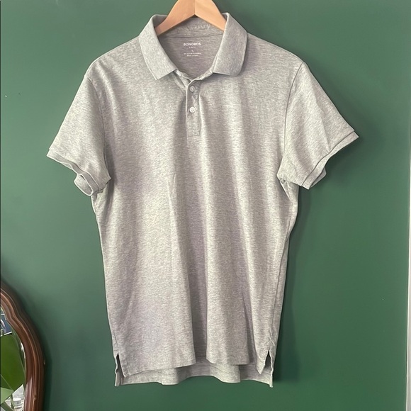 Bonobos Other - Bonobos Classic Slim Fit Grey Polo Men's L Golf Preppy Basic